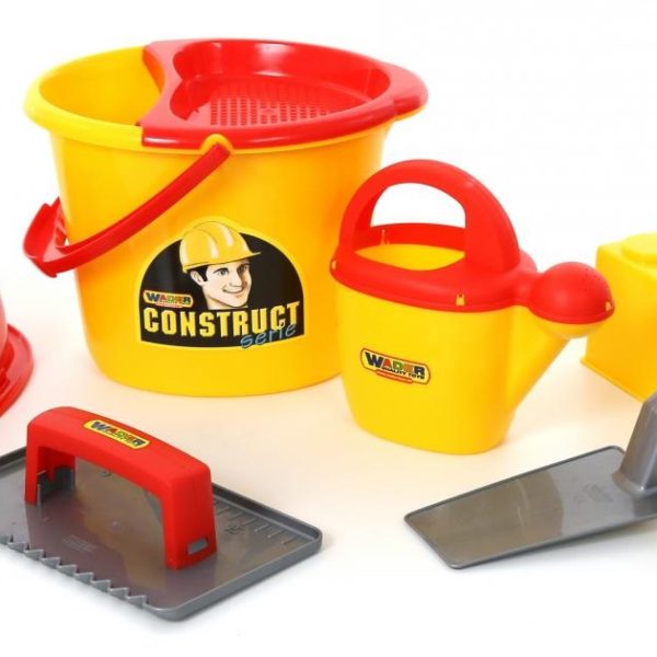 Polesie 50205 Bucketset worker construct, 7 pieces