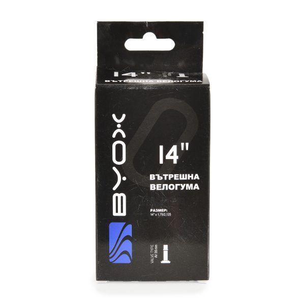 BYOX butyl tube 14“ x 1.75/2.125