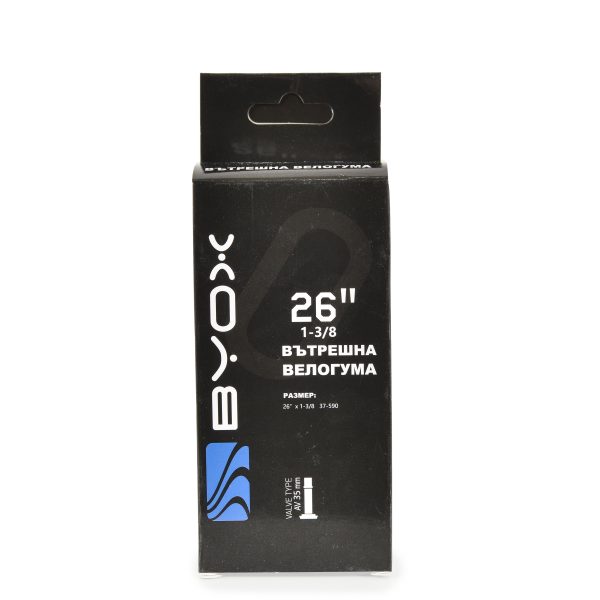 BYOX butyl tube 26“ х 1-3/8 35мм
