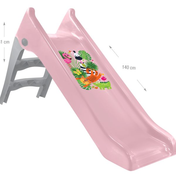 Mochtoys 12797 pink Pastel slide 140cm