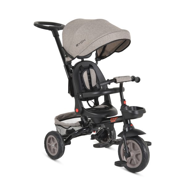 Tricycle Explore with foldable handlebar beige