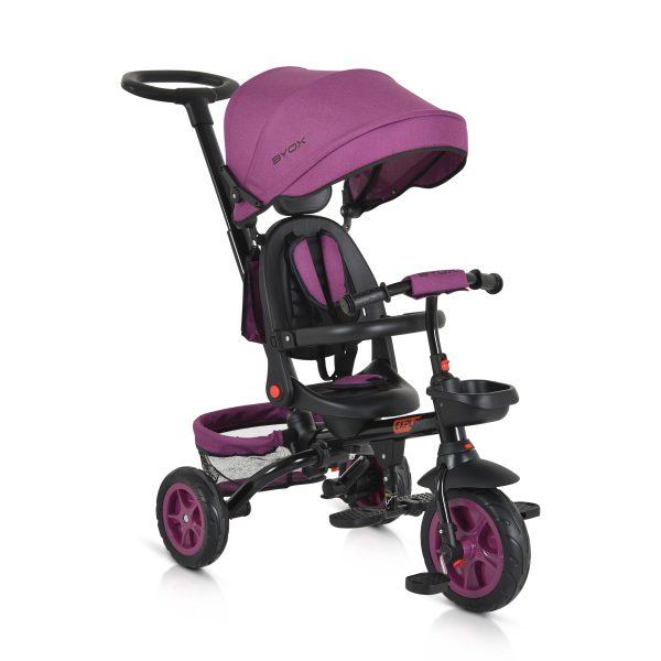 Tricycle Explore with foldable handlebar purple