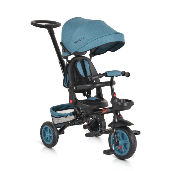 Tricycle Explore with foldable handlebar turquoise