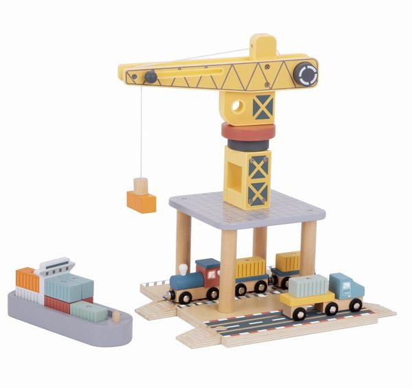 Tooky Toy Port Crane Set TJ192A