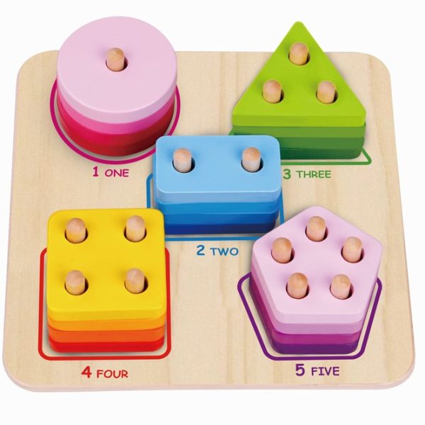 Tooky Toy Geometric Block Sorter TKF080