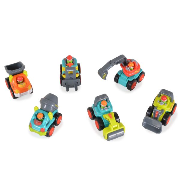 Hola Super construction vehicles 6pcs in display box 3116C