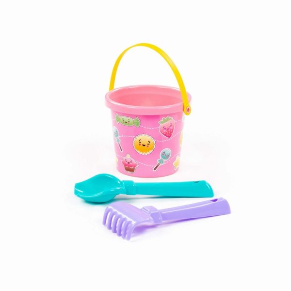 Small decorated bucket set, 3 pcs-0511