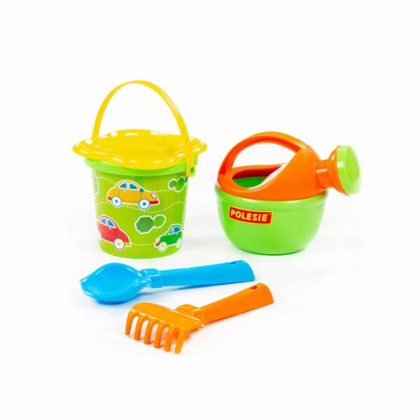 Small decorated bucket set, 5 pcs -0542