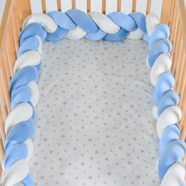 Baby crib Bumper Light blue