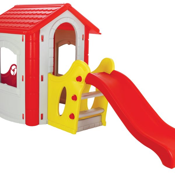 Pilsan 06432 Garden house with slide grey/red