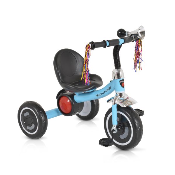 Tricycle Bonfire with wheels with lights blue