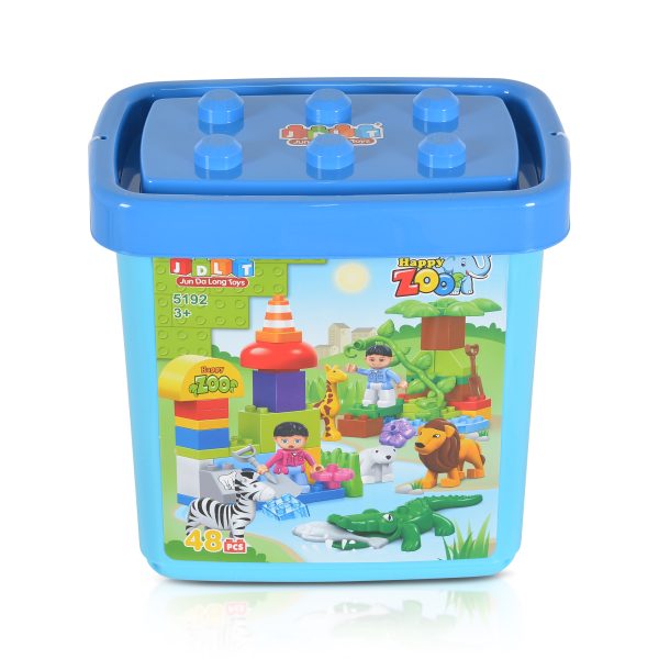 Building Blocks Zoo 48 pcs in plastic box 5192