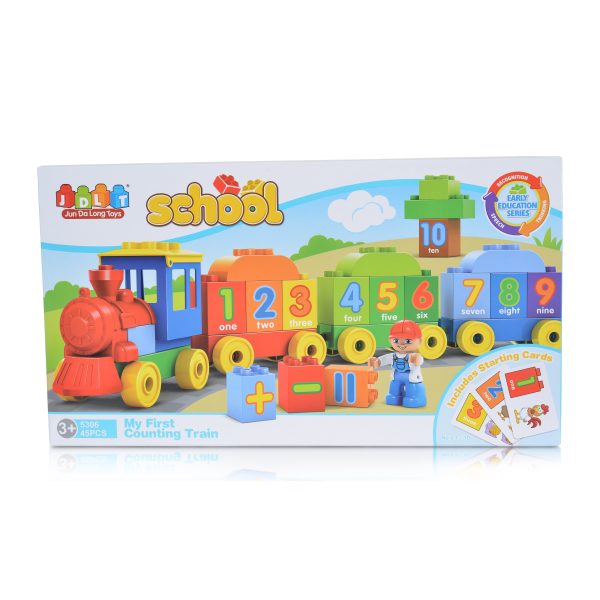 Building blocks Train school 45 elements 5306