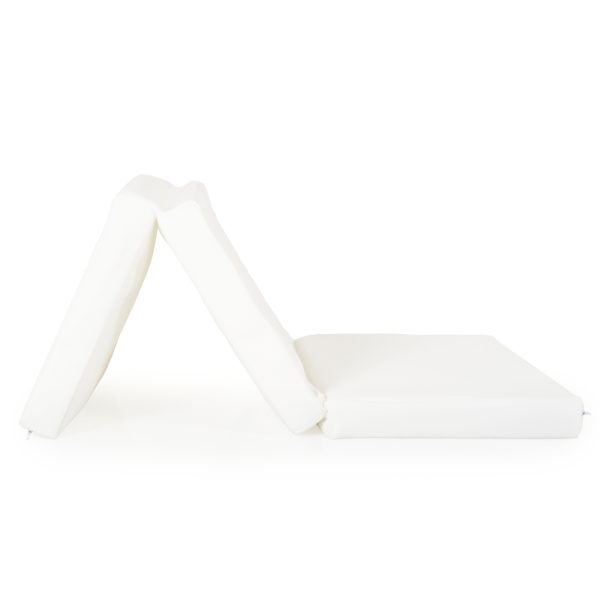 Foldable mattress Snooze pure white 120/60/6