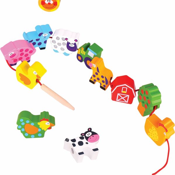 Tooky Toy Lacing Farm TKB510-B