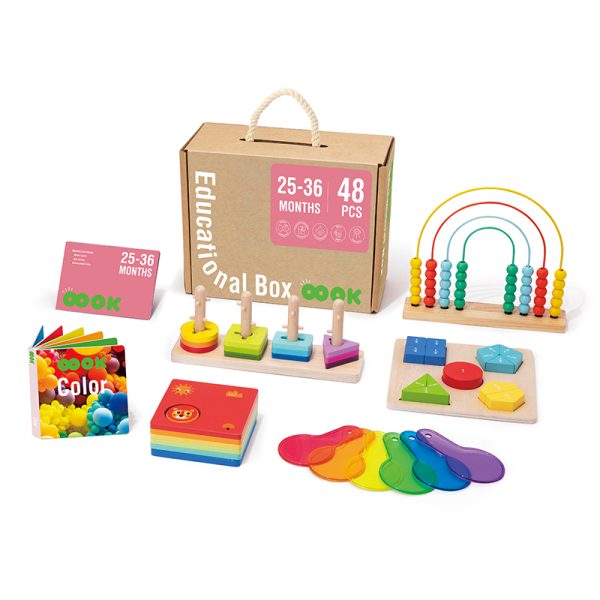 Tooky Toy Montessori educational Box 24m + TK754