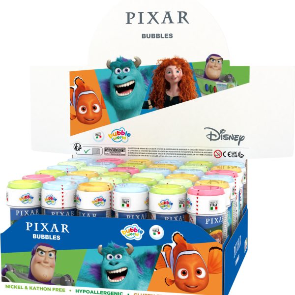 PIXAR MULTI PROPERTY BUBBLES 36 pcs/box