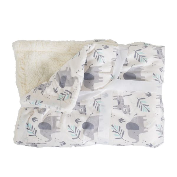 Baby blanket Shaggy grey