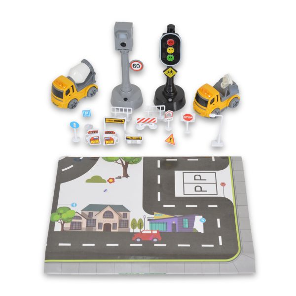 Traffic light w/friction truck 2631-4