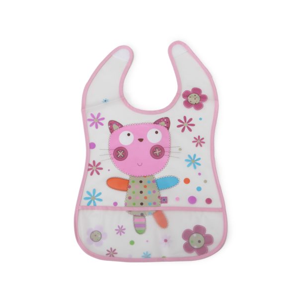 Baby Bib Happy Meal pink