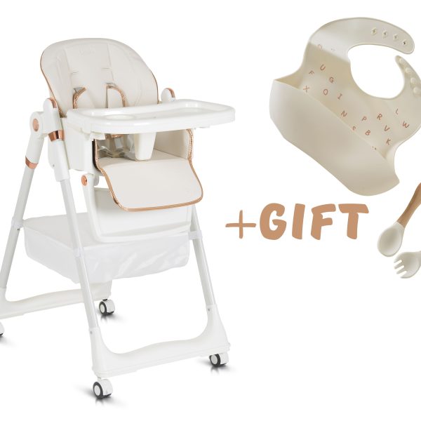 High chair with a gift Lindo white
