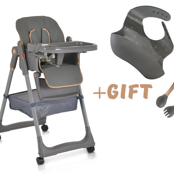 High chair with a gift Lindo grey