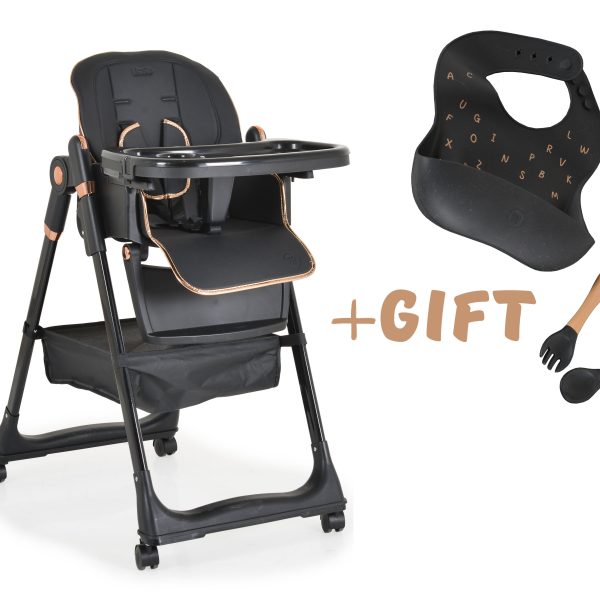 High chair with a gift Lindo black