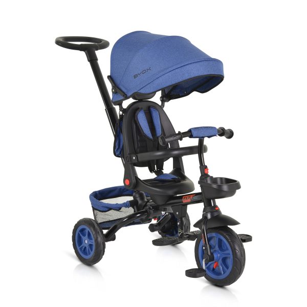 Tricycle Explore with foldable handlebar dark blue