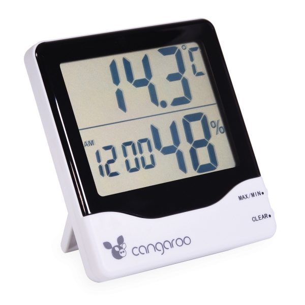 3 in 1 Thermometer with digital clock and hygrometer - TL8020