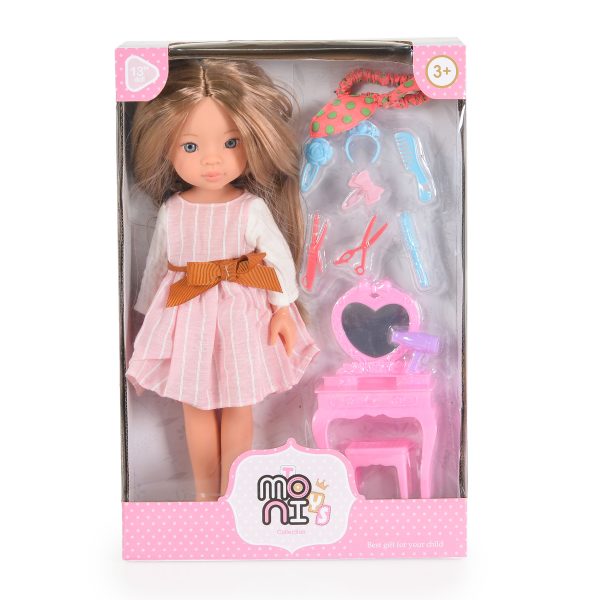 33сm Pretty Doll Set with accessories- LS1303-4