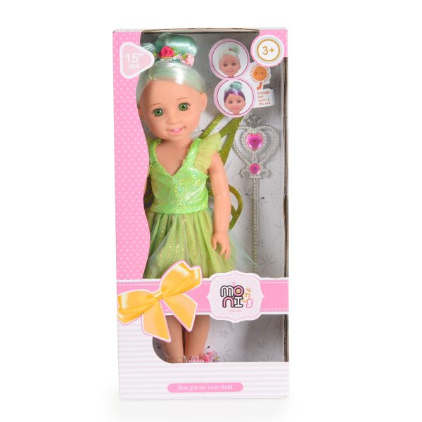 38cm Fairy Doll Sun green- LS1502-4