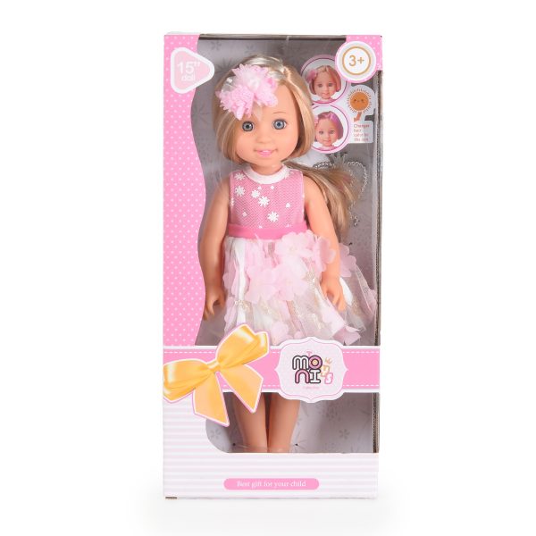 38cm Fairy Doll Sun pink- LS1502-8