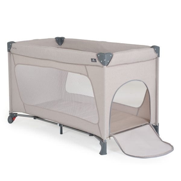Folding cot One touch light grey