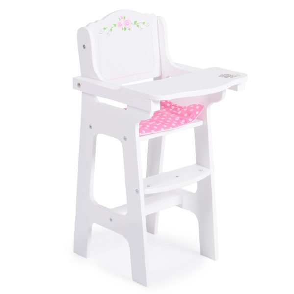 Doll High Wooden Chair with Pad PH12B012