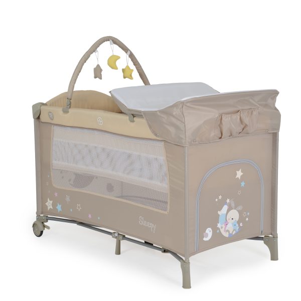 Folding cot Sleepy beige