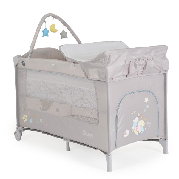 Folding cot Sleepy grey