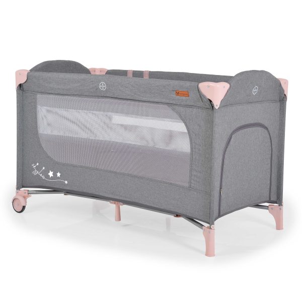 Folding cot Skyglow 2 pink