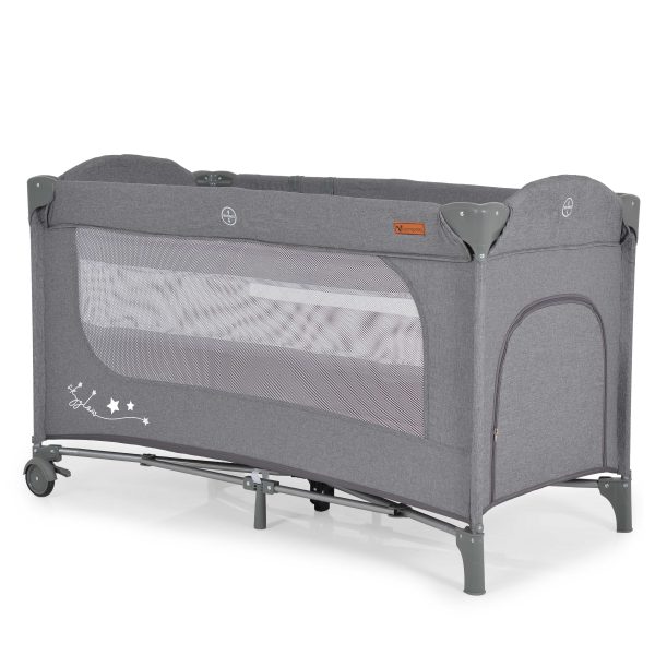Folding cot Skyglow 2 grey