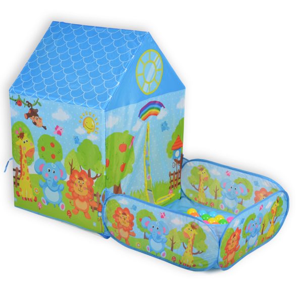 Zoo 2in1 tent + 50 ocean balls 995-5001E
