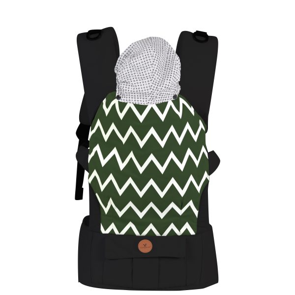 Ergonomic carrier Explorer dark green