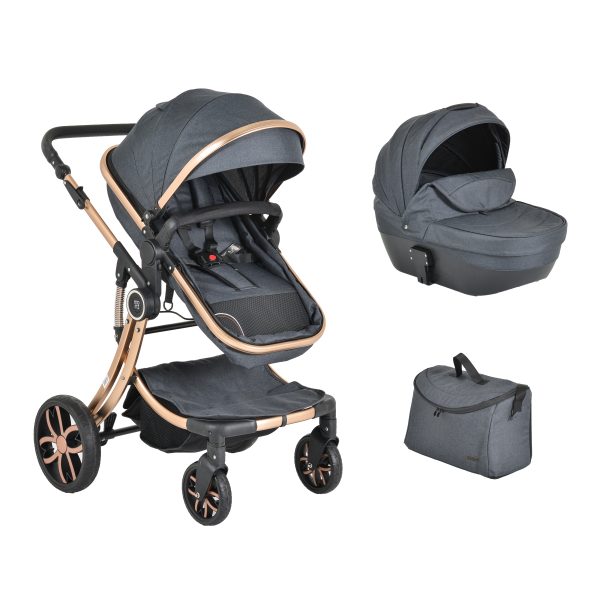 Baby stroller Polly black