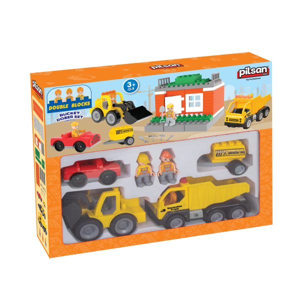 Pilsan Dozer Truck Play set 03614