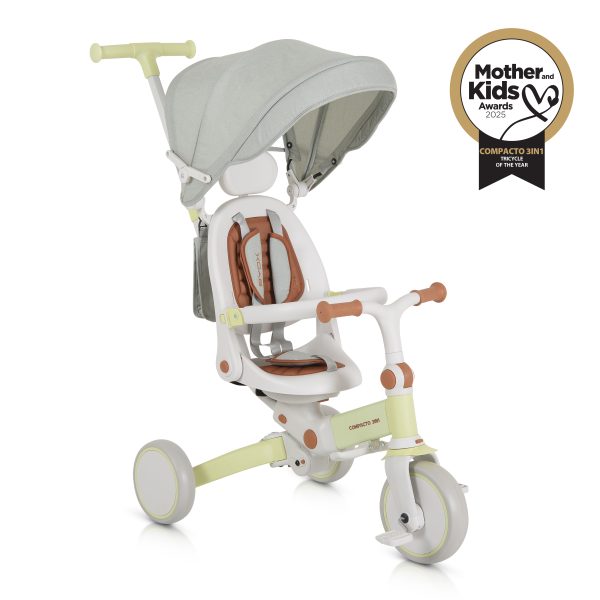 Tricycle Compacto 3in1 green