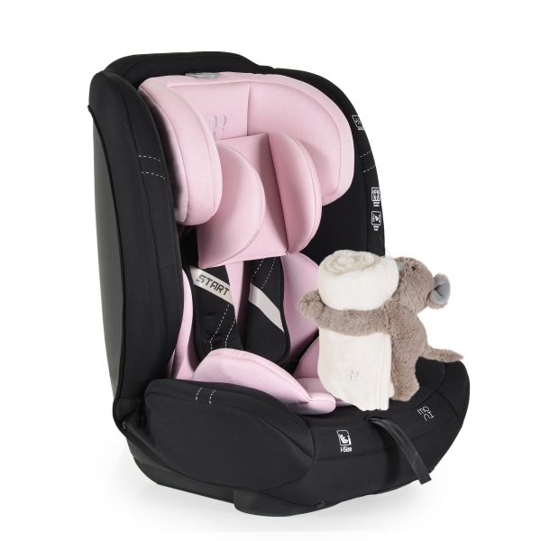 Car seat START pink 76-150cm