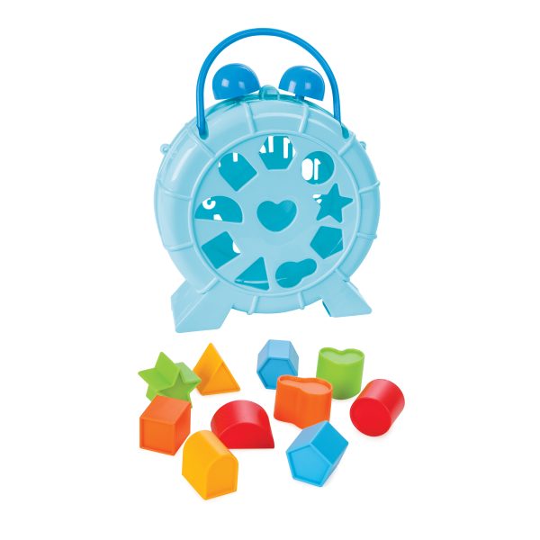 Shape Sorting Blocks and Clock blue 03340
