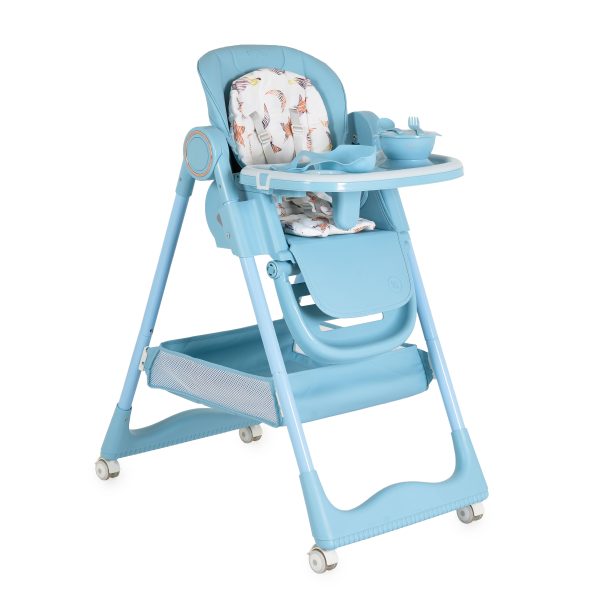 High chair with gift Surprise blue