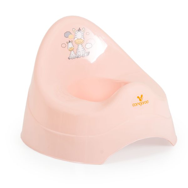 Baby potty Zebra pastel pink