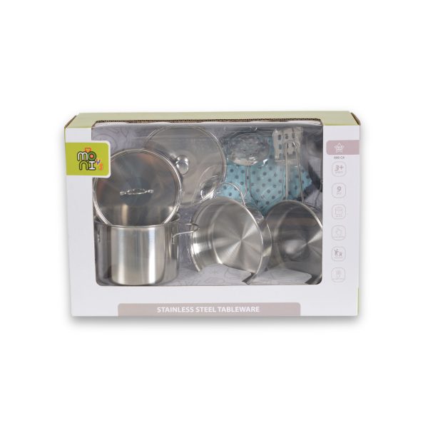 Stainless kitchen set 9pcs C4