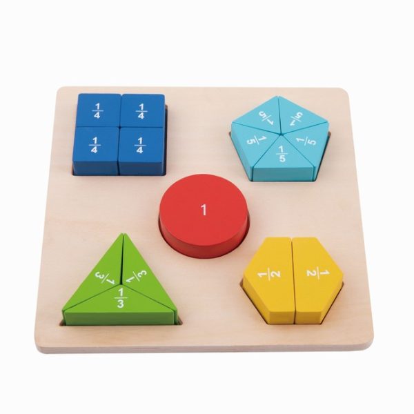 Tooky Toy Fraction Puzzle TH939