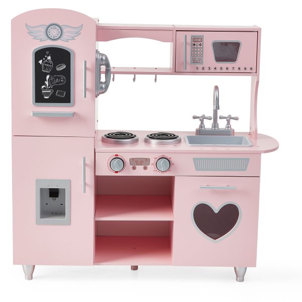 Wooden Play Kitchen- Pink 7268